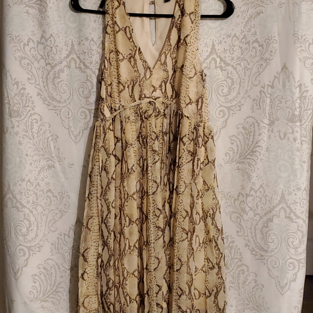 H&M animal print dress